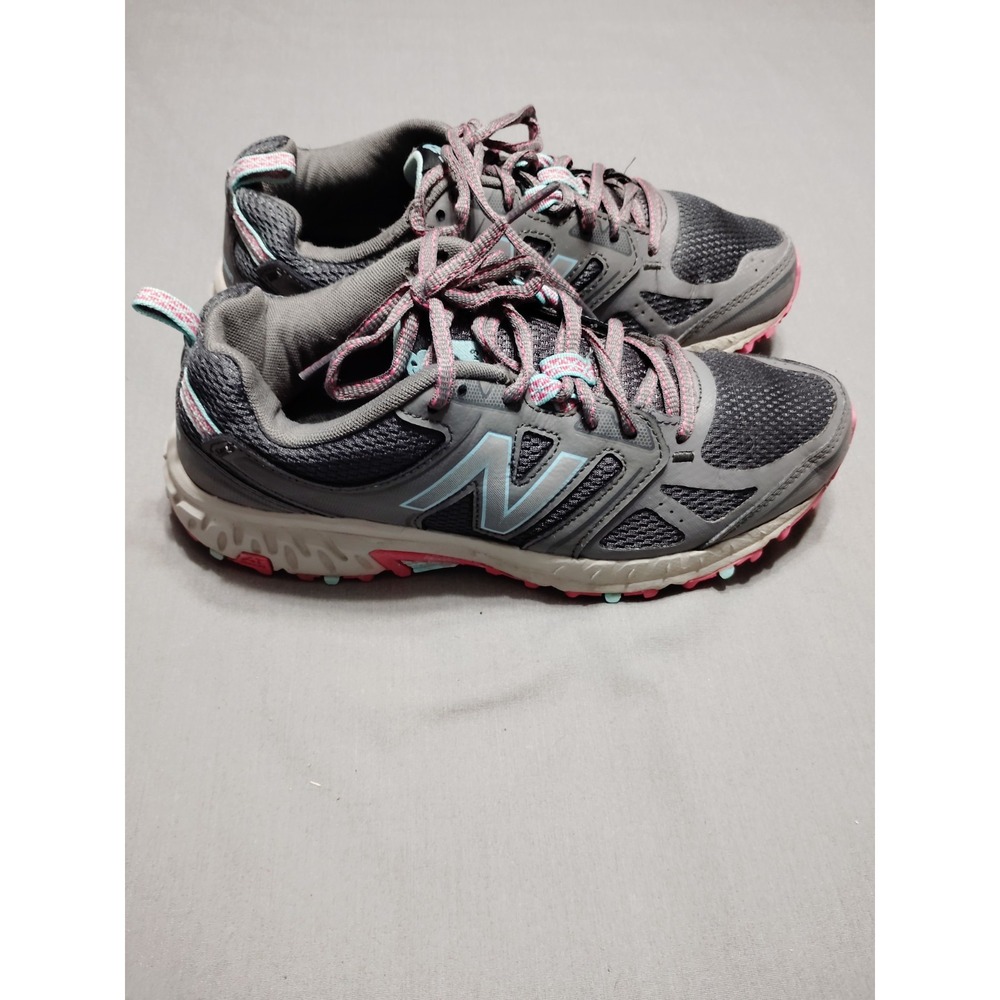 New Balance Women 8 Pink Gray WTE412H3 All Terrain Hiking Athletic Running Shoes